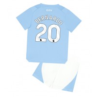 Manchester City Bernardo Silva #20 Replika babykläder Hemmaställ Barn 2023-24 Kortärmad (+ korta byxor)